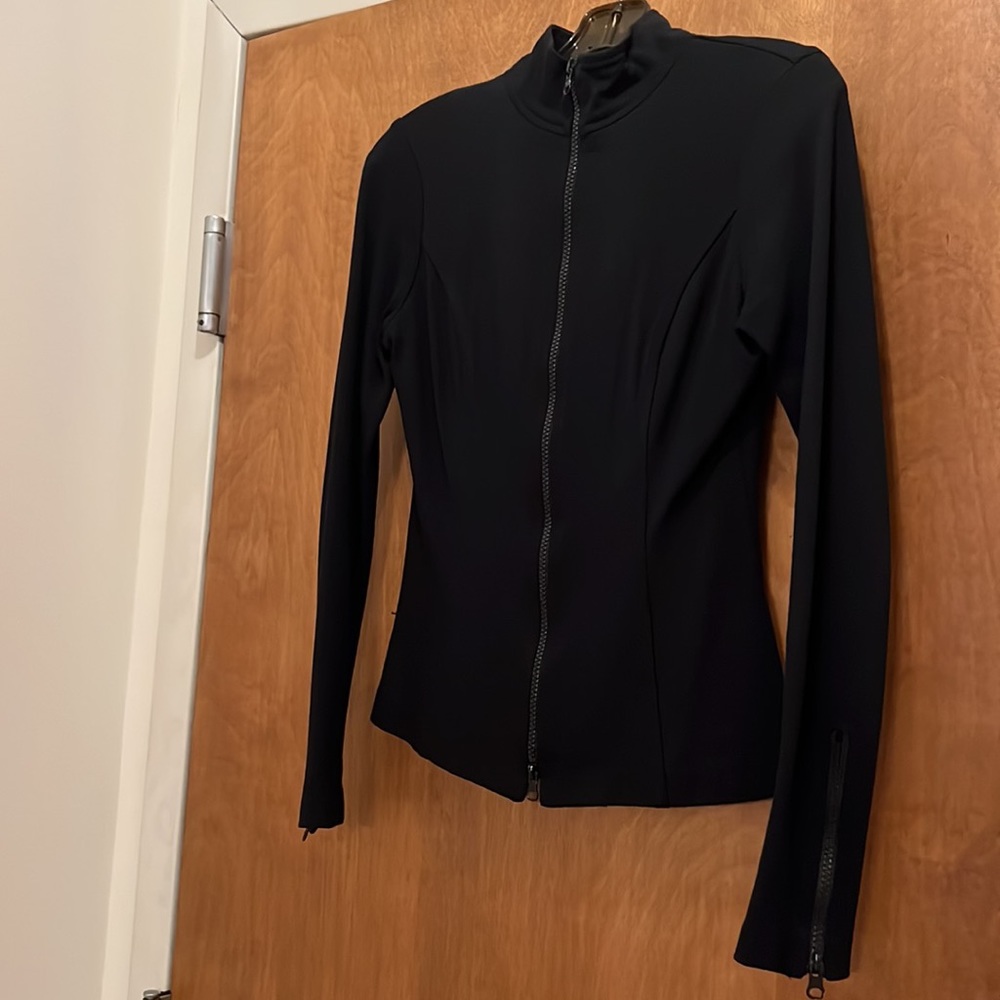 Cache Black Contour Zip Up Jacket - image 4